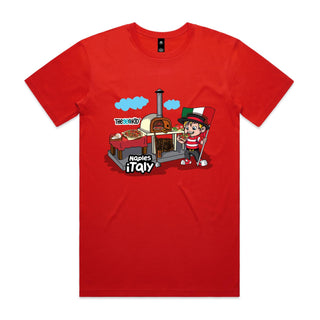 Tasty Travels: Naples, Italy Men's T-Shirt SM-4XL