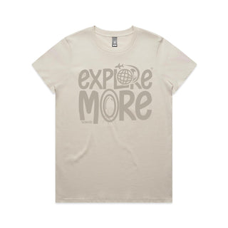 Explore More: Subtle One Colour Tonal Women's T-Shirt XS-3XL