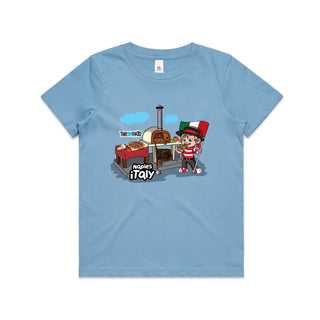 Tasty Travels: Naples, Italy Kids/Youth T-Shirt 4-14
