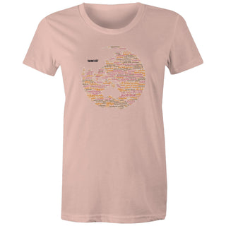 197 Peach Ocean Women's T-Shirt XSM - 2XL