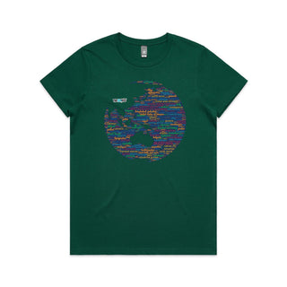 Nations: Vibrant Women's T-Shirt XS-3XL