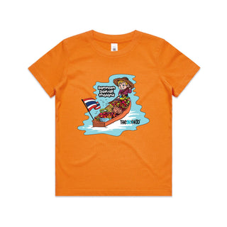 Tasty Travels: Damnoen Saduak, Thailand Kids/Youth T-Shirt 4-14
