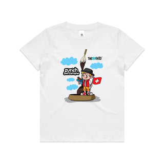 Tasty Travels: Zurich, Switzerland Kids/Youth T-Shirt 4-14