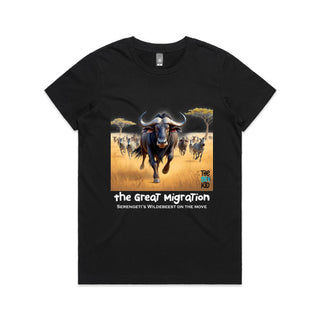 Nature's Navigators: Great Migration Women's T-Shirt XS-3XL