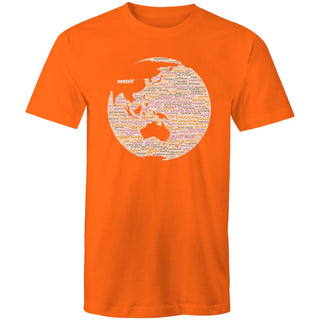 Nations: Peach Mens T-Shirt SM-4XL