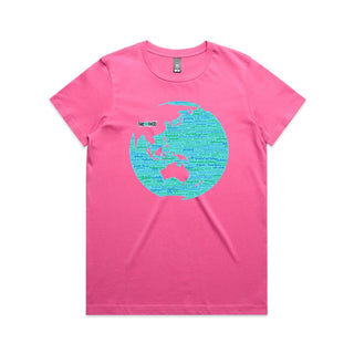 Nations: Turquoise Women's T-Shirt XS-3XL