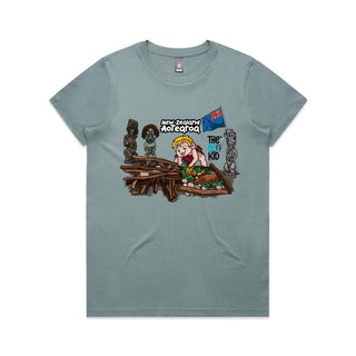 Tasty Travels: Aotearoa, New Zealand Women's T-Shirt XS-3XL
