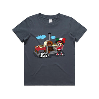 Tasty Travels: Naples, Italy Kids/Youth T-Shirt 4-14