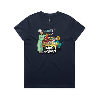 Tasty Travels: Kobe, Japan Women's T-Shirt XS-3XL