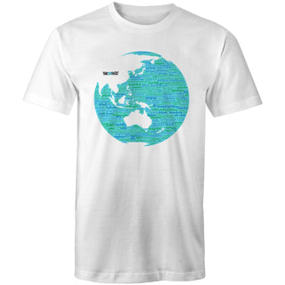 Nations: Turquoise Mens T-Shirt SM-4XL