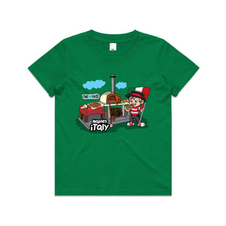 Tasty Travels: Naples, Italy Kids/Youth T-Shirt 4-14