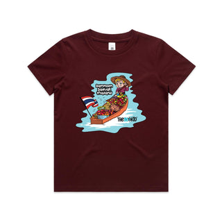 Tasty Travels: Damnoen Saduak, Thailand Kids/Youth T-Shirt 4-14