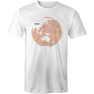 Nations: Peach Mens T-Shirt SM-4XL