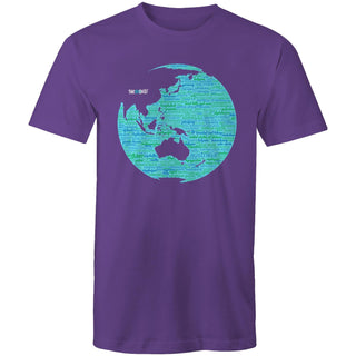 Nations: Turquoise Mens T-Shirt SM-4XL
