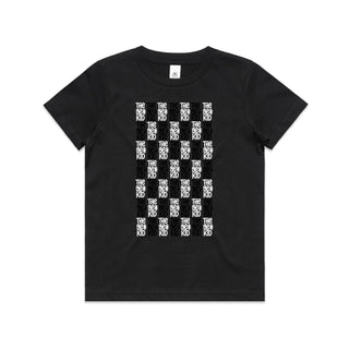 Mosaic: Monochrome Kids/Youth TShirt 4-14